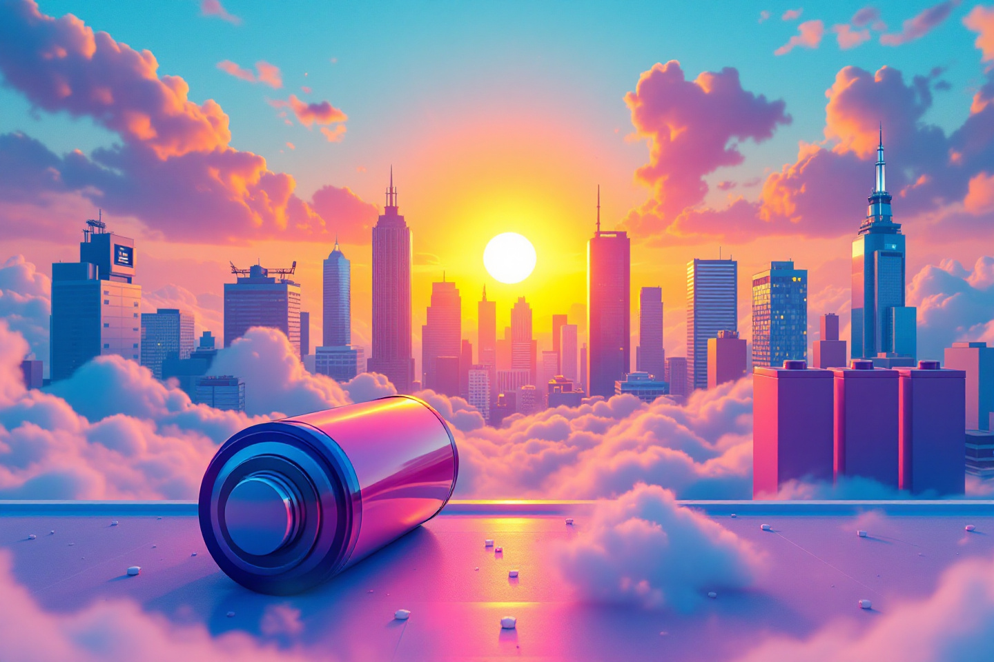 Solid-State Batteries: The Future of Energy Storage 1 Person working on laptop with digital marketing and SEO strategy visuals