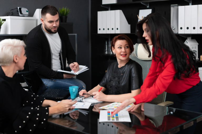 Illustration showing how to choose the right web development and marketing services